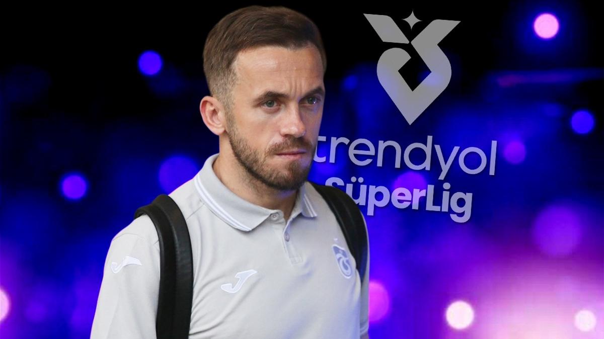 Trabzonspor Edin Visca Sper Lig fotoraflar resimleri