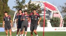 A Milli Futbol Takm, Grcistan mann hazrlklarn srdrd