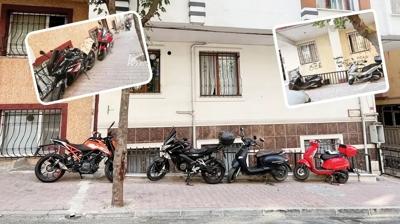 Kald�r�mlar motosiklet i�gali alt�nda! Kural var uyan yok!