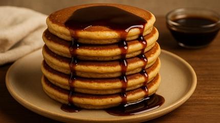 Kahvaltya nefis pekmezli pankek tarifi! ocuklar baylacak