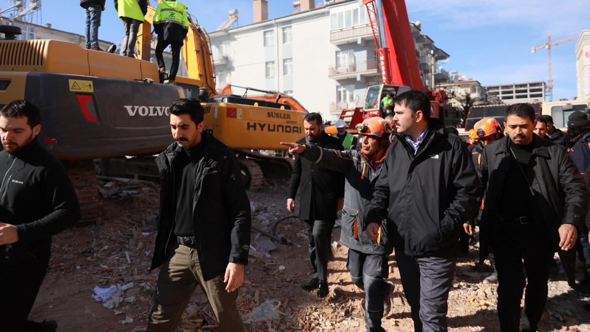 Bakan Kurum Malatya Elaz Hatay fotoraflar resimleri