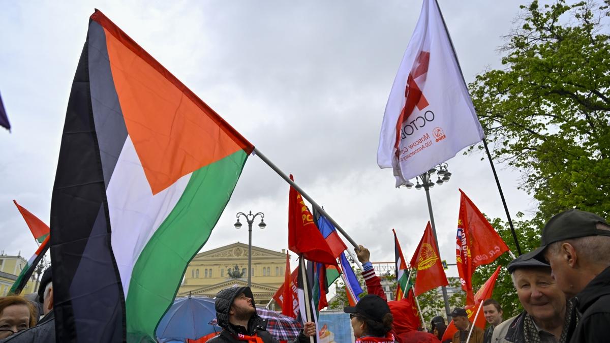 Rusya Filistin Gazze Moskova fotoraflar resimleri