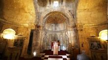 Mardin'de kiliseye hakaret eden kii tutukland