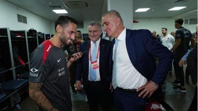 Bakan Erdoan'dan A Milli Futbol Takm'na tebrik