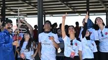 Aksaray semalarnda milli heyecan... TEKNOFEST Roketleri ge ykseldi
