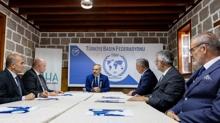 Bakan Fidan, Trkiye Basn Federasyonu'nu ziyaret etti