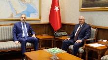 Bakan Fidan'dan Milli Savunma Bakan' Gler'e ziyaret
