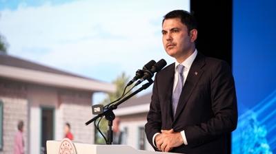 Asrın inşasında 300 bin yuva tamam... Bakan Kurum: Taş üstüne taş koyuyoruz 