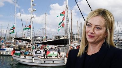 Meloni'den Kresel Sumud filosuna katlan talyanlara gvence: Koruma sz verdi