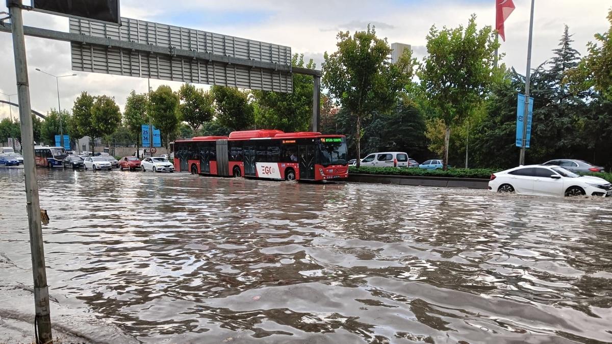 ankara saanak yamur trafik fotoraflar resimleri