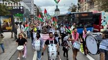 Soykrmc srail'in saldrlar sve'te protesto edildi