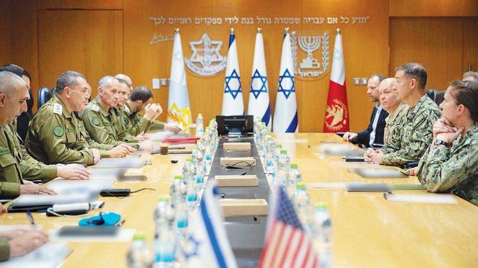 CENTCOM komutan, SDG'den sonra srail'e gitti