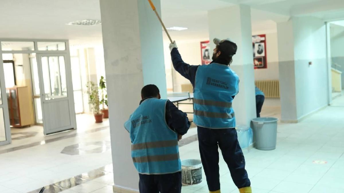 denetimli serbestlik okul bak onarm fotoraflar resimleri