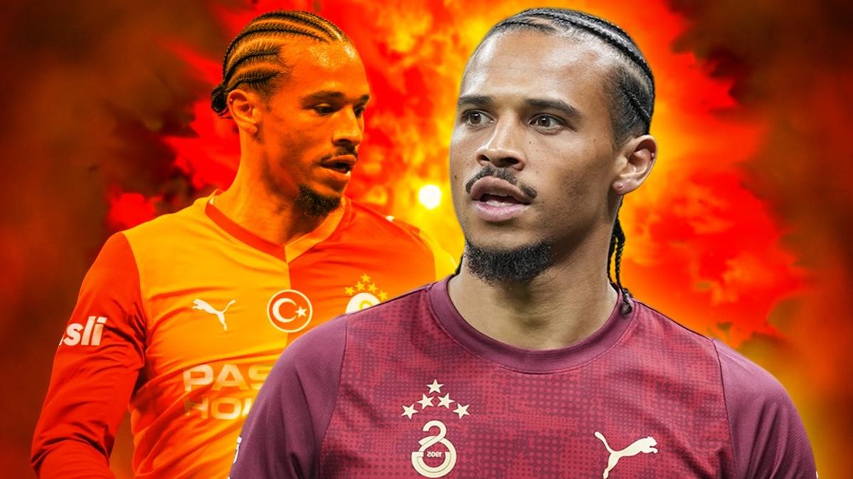 Leroy Sane Galatasaray Sper Lig fotoraflar resimleri