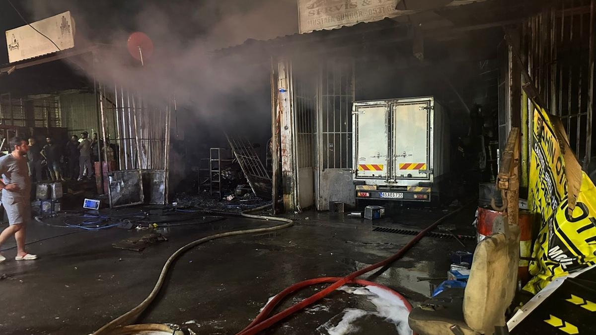 zmir Yangn sanayi sitesi fotoraflar resimleri
