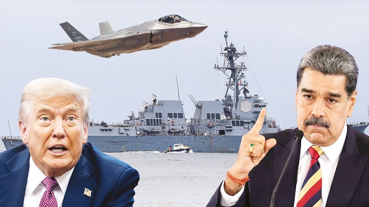 abd donald trump venezuela nicolas maduro sava gemisi f-35 fotoraflar resimleri