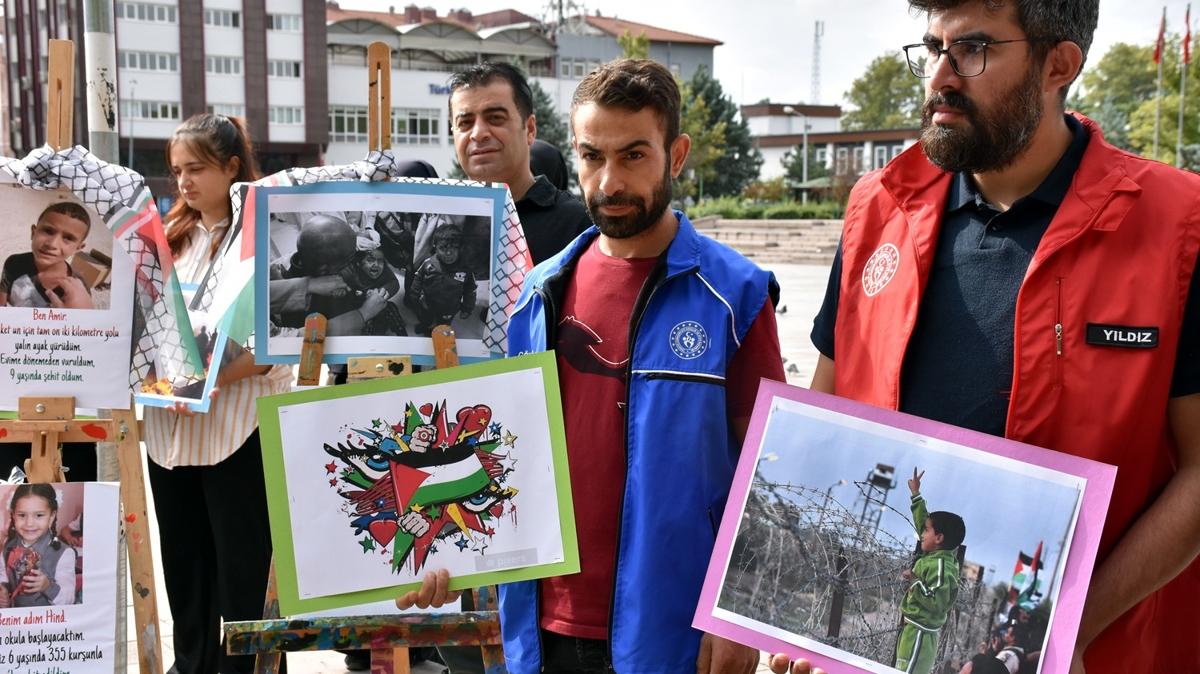 AK Parti Genlik Kollar Bo Sralar etkinlii Gazzeli ocuklar fotoraflar resimleri
