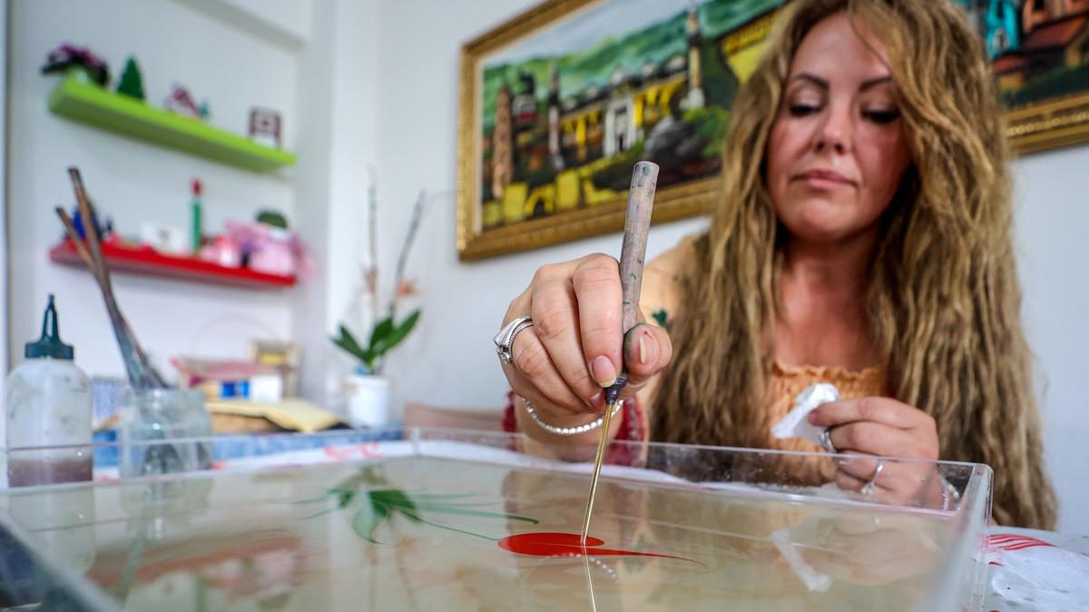 ebru sanat bursa ahilik Emine Elmas fotoraflar resimleri