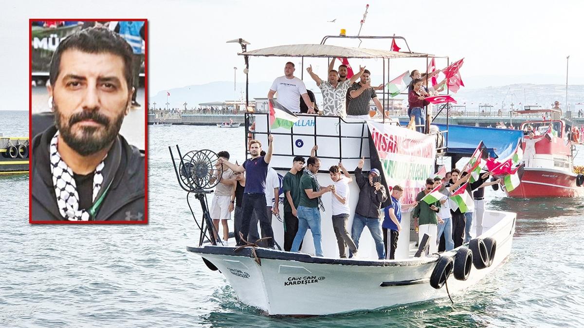 israil abluka gazze filistin insani yardm kresel sumud filosu trk ersin elik fotoraflar resimleri