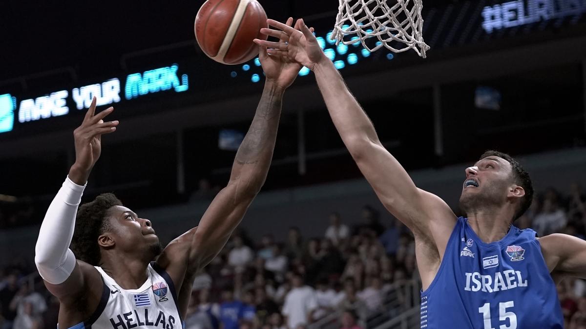 yunanistan israil basketbol fotoraflar resimleri