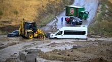 Ankara'y saanak vurdu: stinat duvar ykld