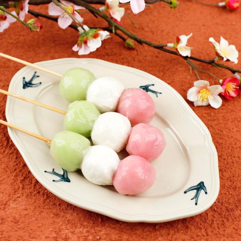Farkl tatl arayanlara hanami dango tarifi! ie dizilerek yaplyor