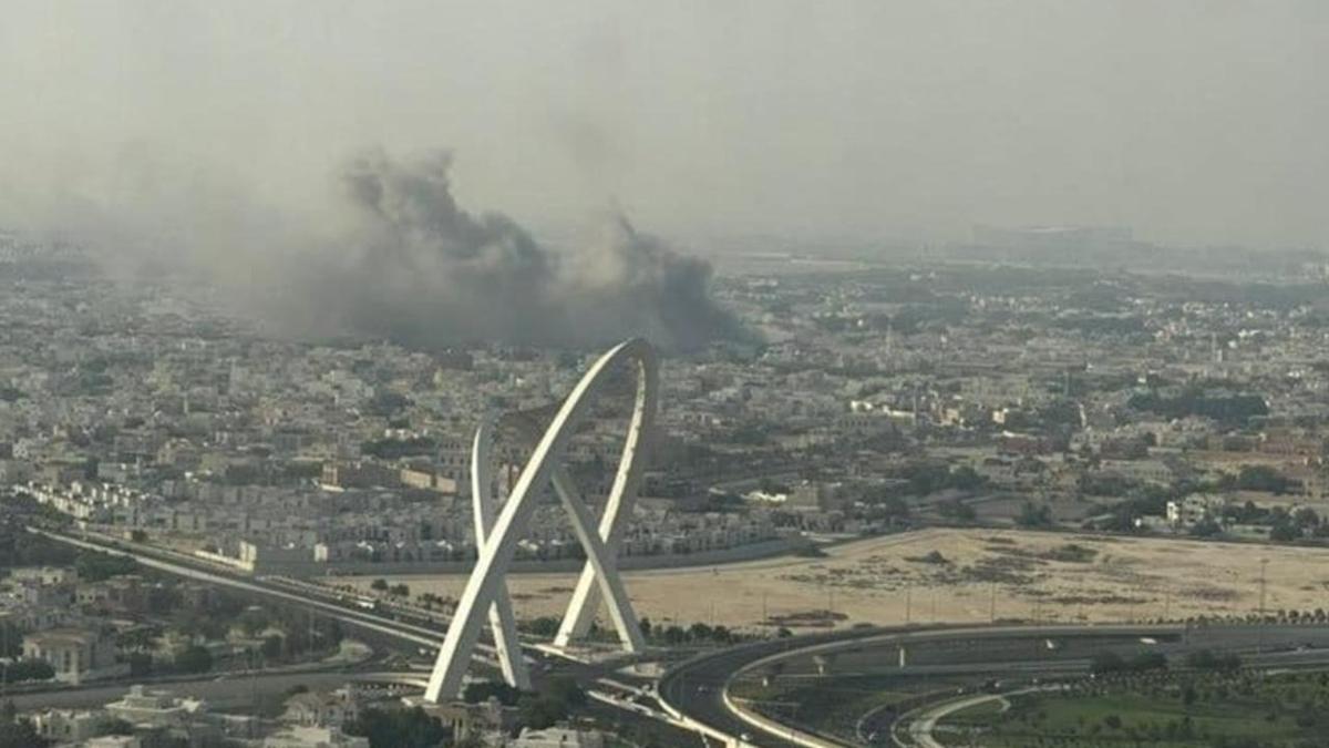 katar doha israil patlama fotoraflar resimleri