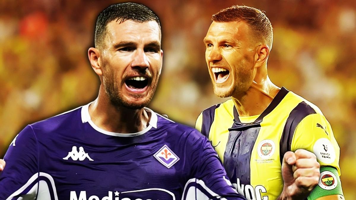 Edin Dzeko  Fenerbahe Bosna Hersek Fiorentina fotoraflar resimleri