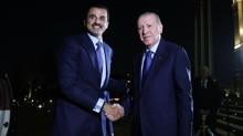 Bakan Erdoan, Katar Emiri ile grt