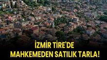 zmir Tire'de mahkemeden satlk tarla!
