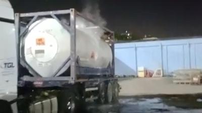 Poliport Liman'ndaki gaz szntsna ilikin aklama
