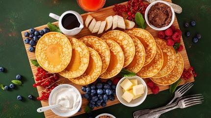 5 dakikada hazr en kolay kahvaltlk pankek tarifi! aydan nce sofrada: Pf noktas tavann scakl