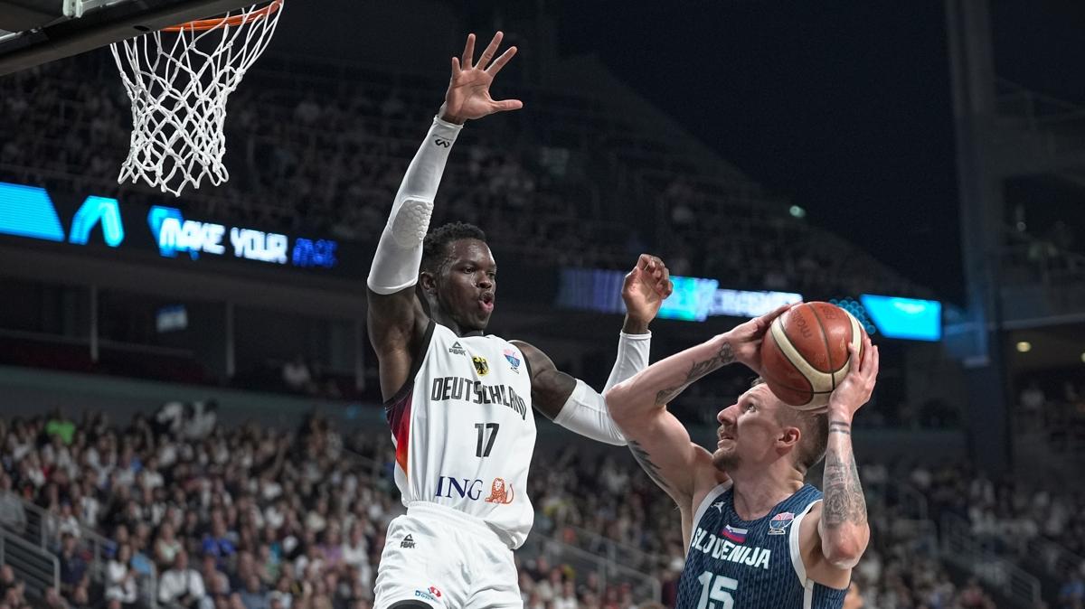almanya slovenya basketbol fotoraflar resimleri