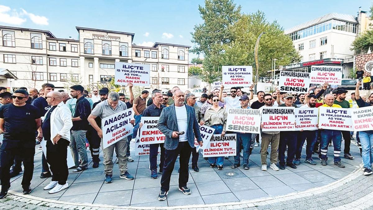 li Halk Altn Madeni Anagold retim fotoraflar resimleri