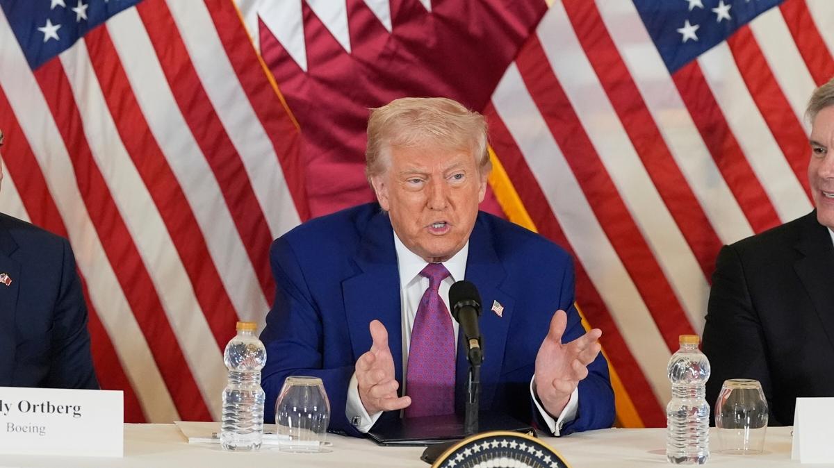 ABD Trump Katar srail Saldr fotoraflar resimleri
