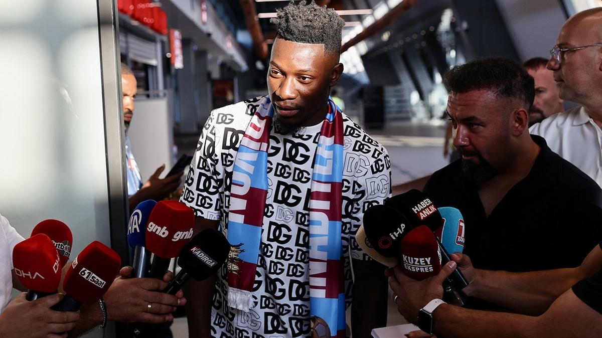 andre onana trabzonspor transfer fotoraflar resimleri