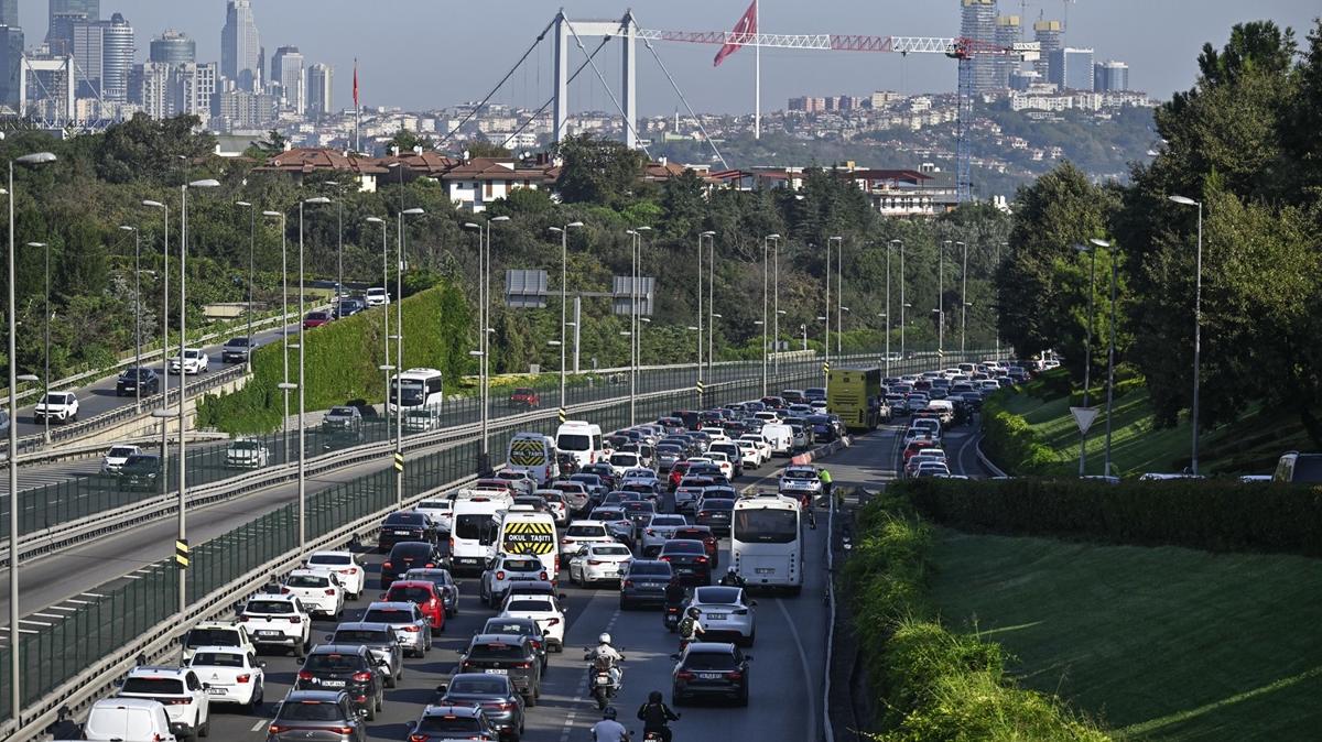 istanbul trafik younluk fotoraflar resimleri