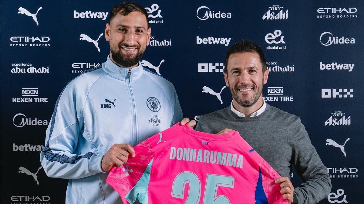gianluigi donnarumma manchester city transfer fotoraflar resimleri