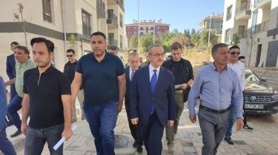 Malatya'da deprem konutlarının inşası hız kesmiyor