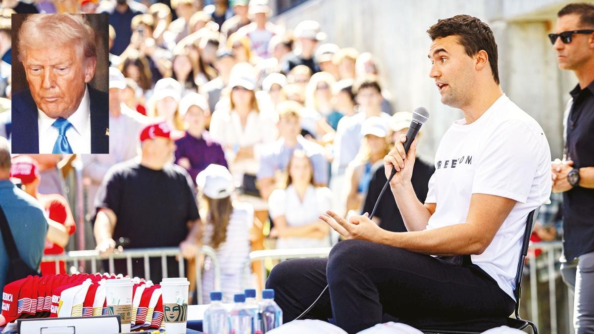 Trump Charlie Kirk Suikast fotoraflar resimleri