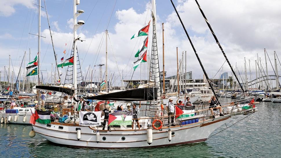 Sumud Filosu'nu koruma ars