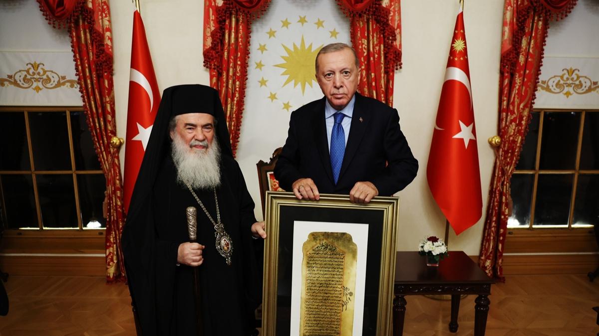 bakan erdoan kuds rum ortadoks patrii kuds fotoraflar resimleri