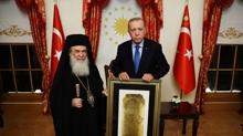Bakan Erdoan, Kuds Rum Ortadoks Patrii Giannopoulos'u kabul etti