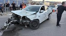 Tarm iilerini tayan minibs otomobille arpt: 15 yaral
