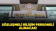 Yksek Seim Kurulu Bakanl 8 Szlemeli Biliim Personeli alacak!