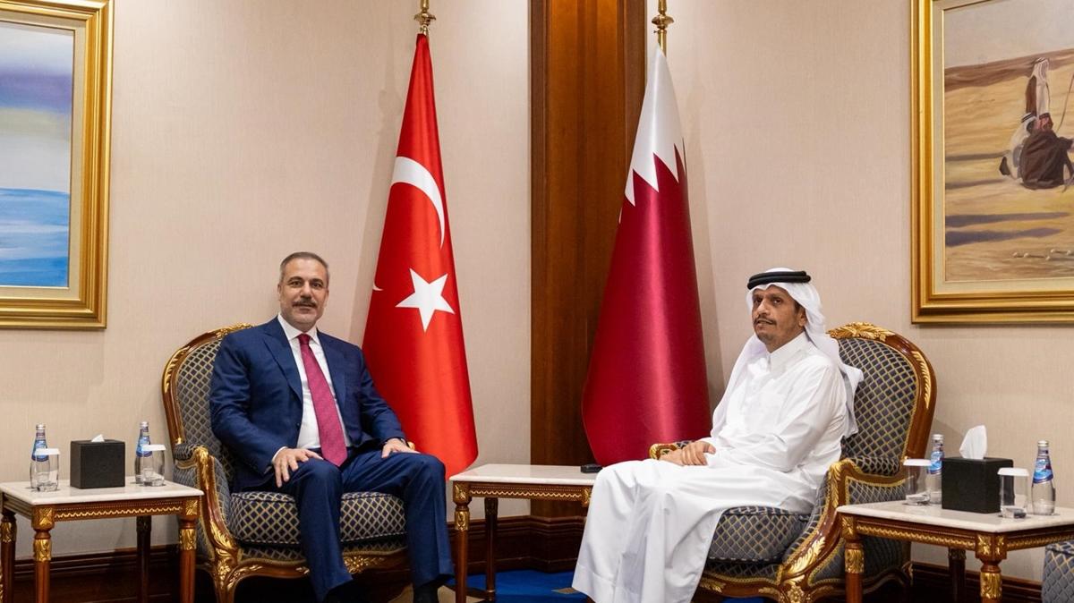 Dileri Bakan Hakan Fidan slam birlii Tekilat Doha Zirvesi fotoraflar resimleri