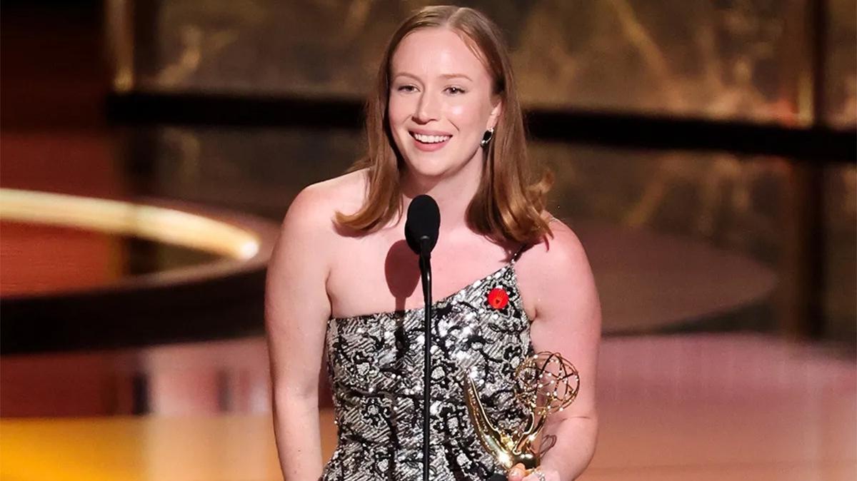 Emmy Filistin Gazze Destek Hannah Einbinder fotoraflar resimleri
