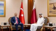 Bakan Fidan, Katar Babakan Al Sani ile bir araya geldi