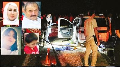 Bir aileyi katlettiler