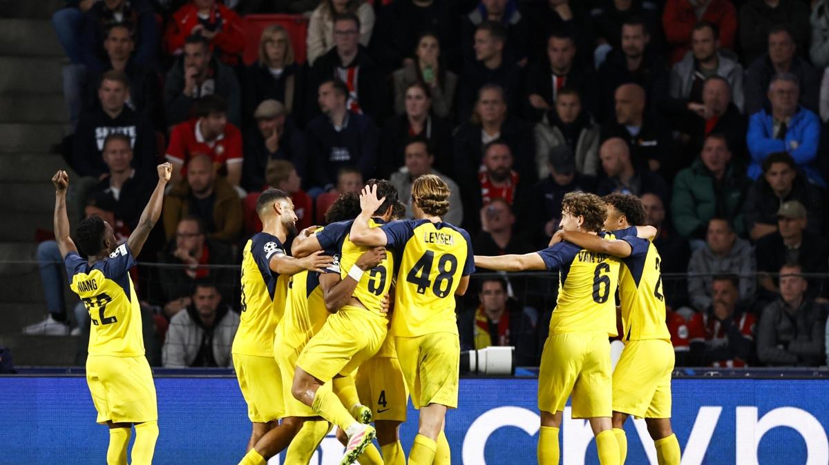 UEFA ampiyonlar Ligi PSV Eindhoven Union Saint-Gilloise fotoraflar resimleri